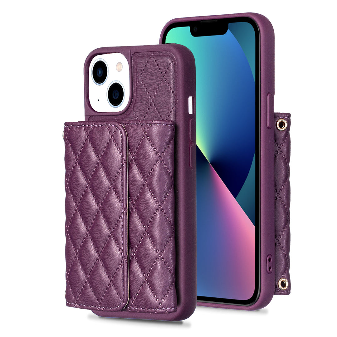 BF23-Style For iPhone 13/14 PU Leather TPU Phone Case Card Slot Kickstand Shockproof Cover BF23-Style For iPhone 13/14 PU Leather TPU Phone Case Card Slot Kickstand Shockproof Cover